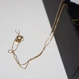 Mia Fiore 18K Gold Plated Initial “G” Necklace 16 + 2 inches